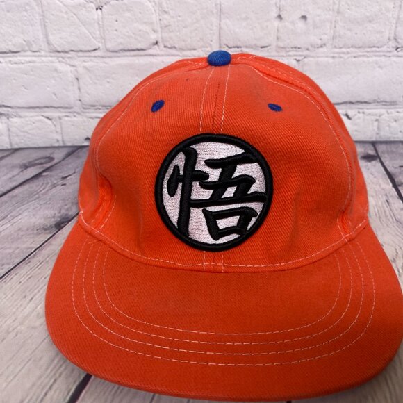 Dragon Ball Z Baseball Hat Cap Snap Back Youth Size Small Orange Anime Cartoon - Picture 5 of 9